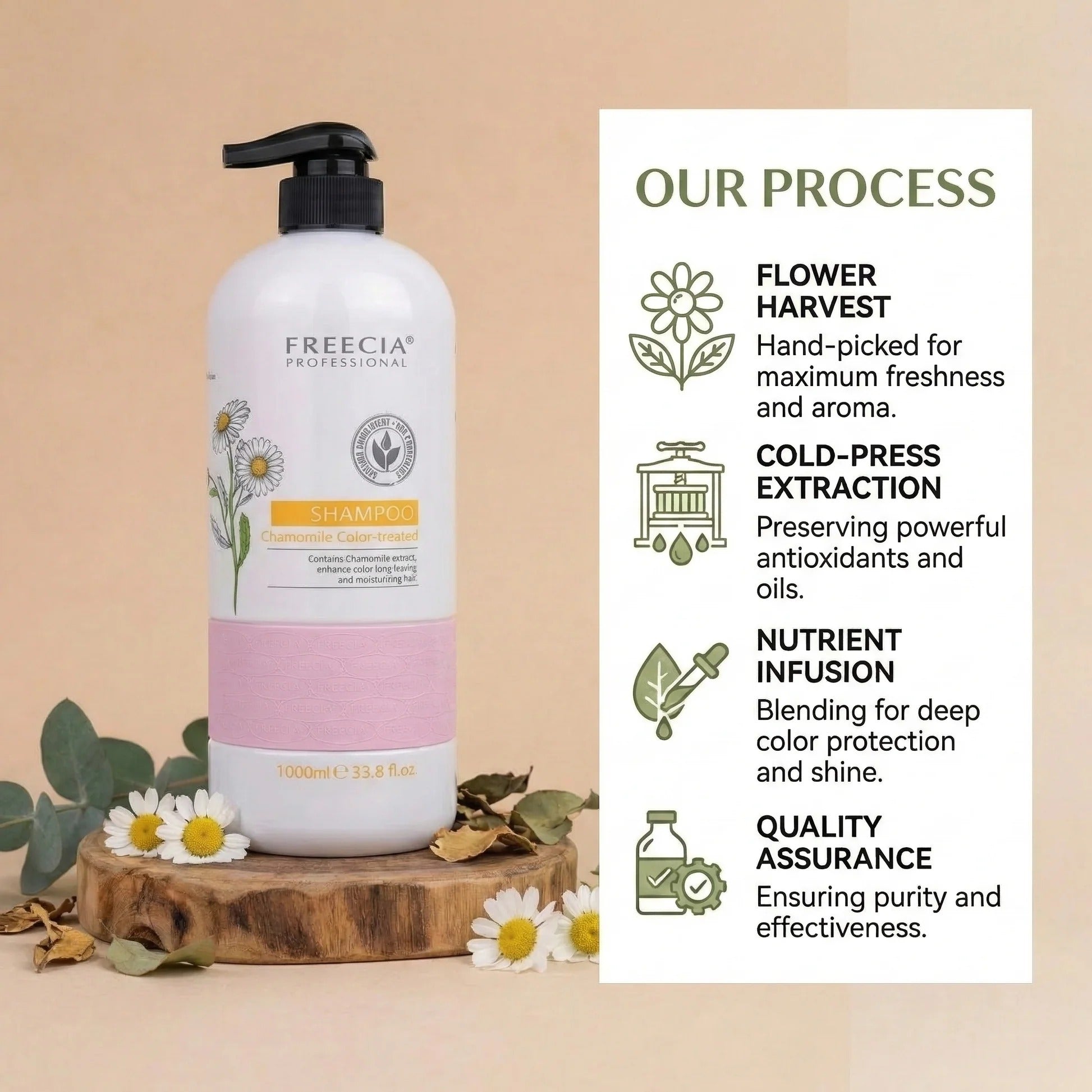 Freecia Chamomile Color Treated Shampoo - 300 ml