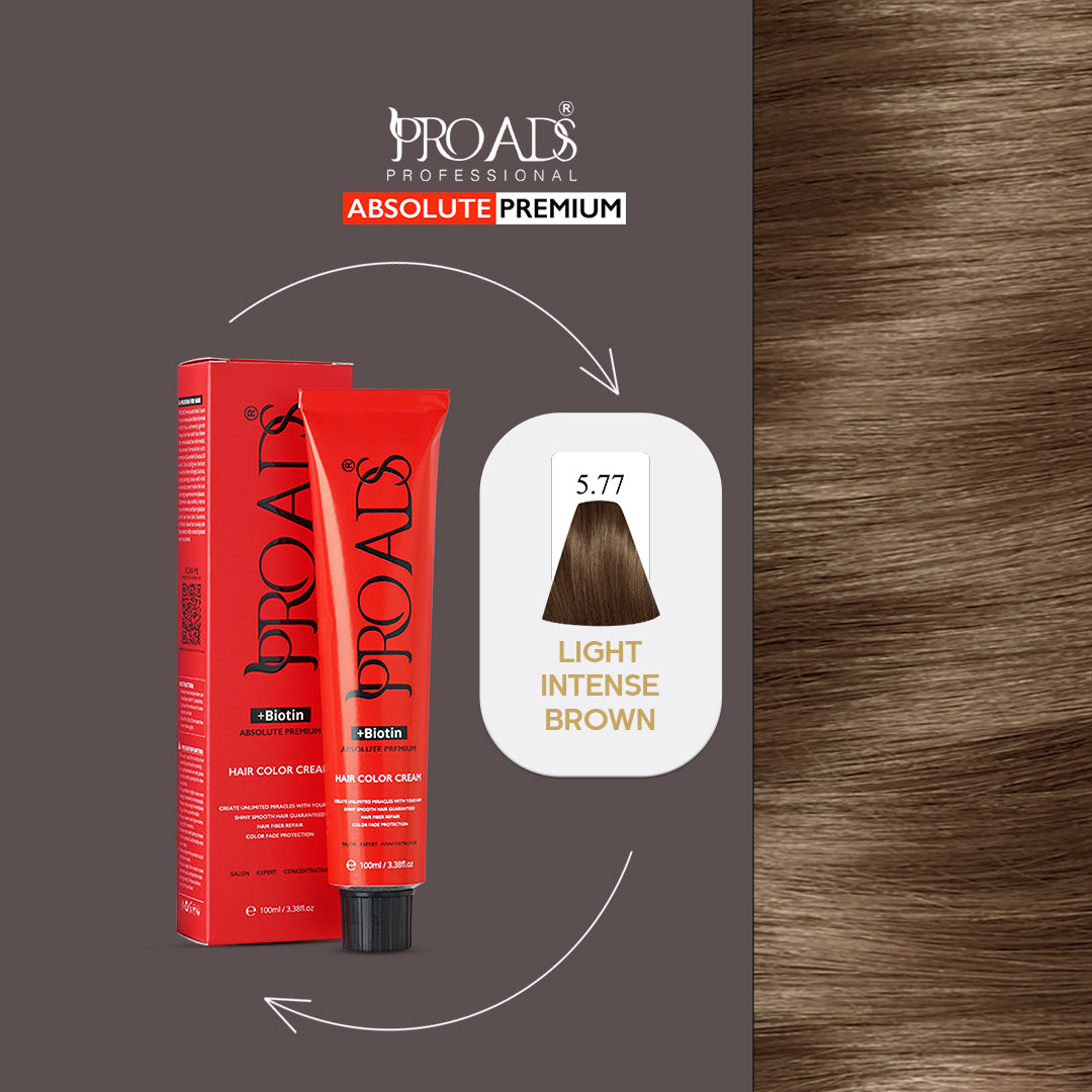 PROADS HAIR COLOR CREAM 5.77