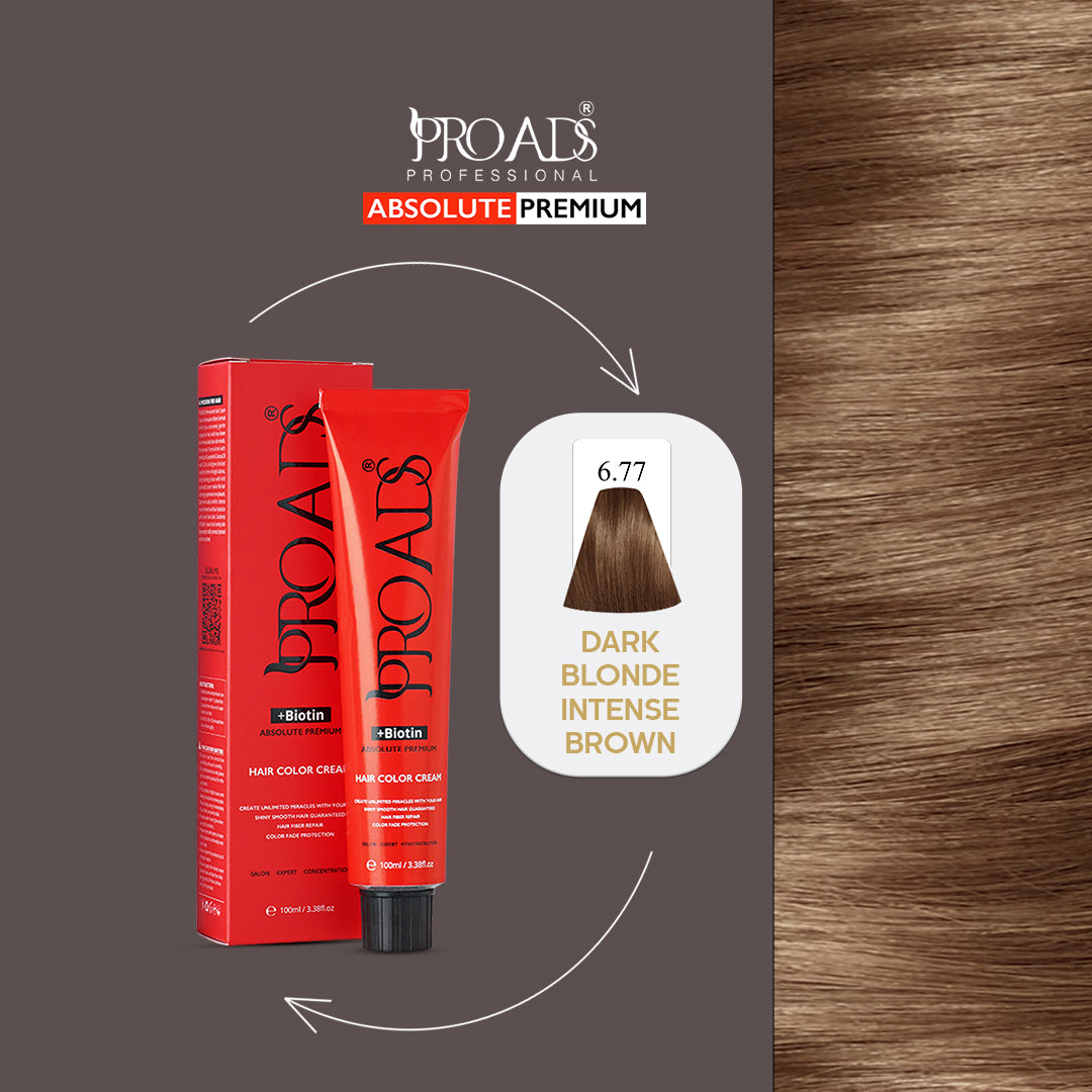 Proads Hair Color Cream 6.77 - 100 ml