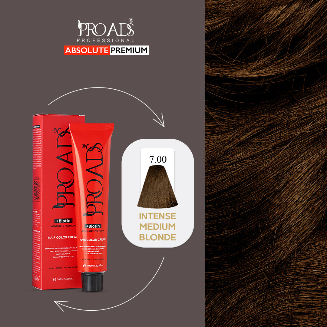 Proads Hair Color Cream 7.00 - 100 ml
