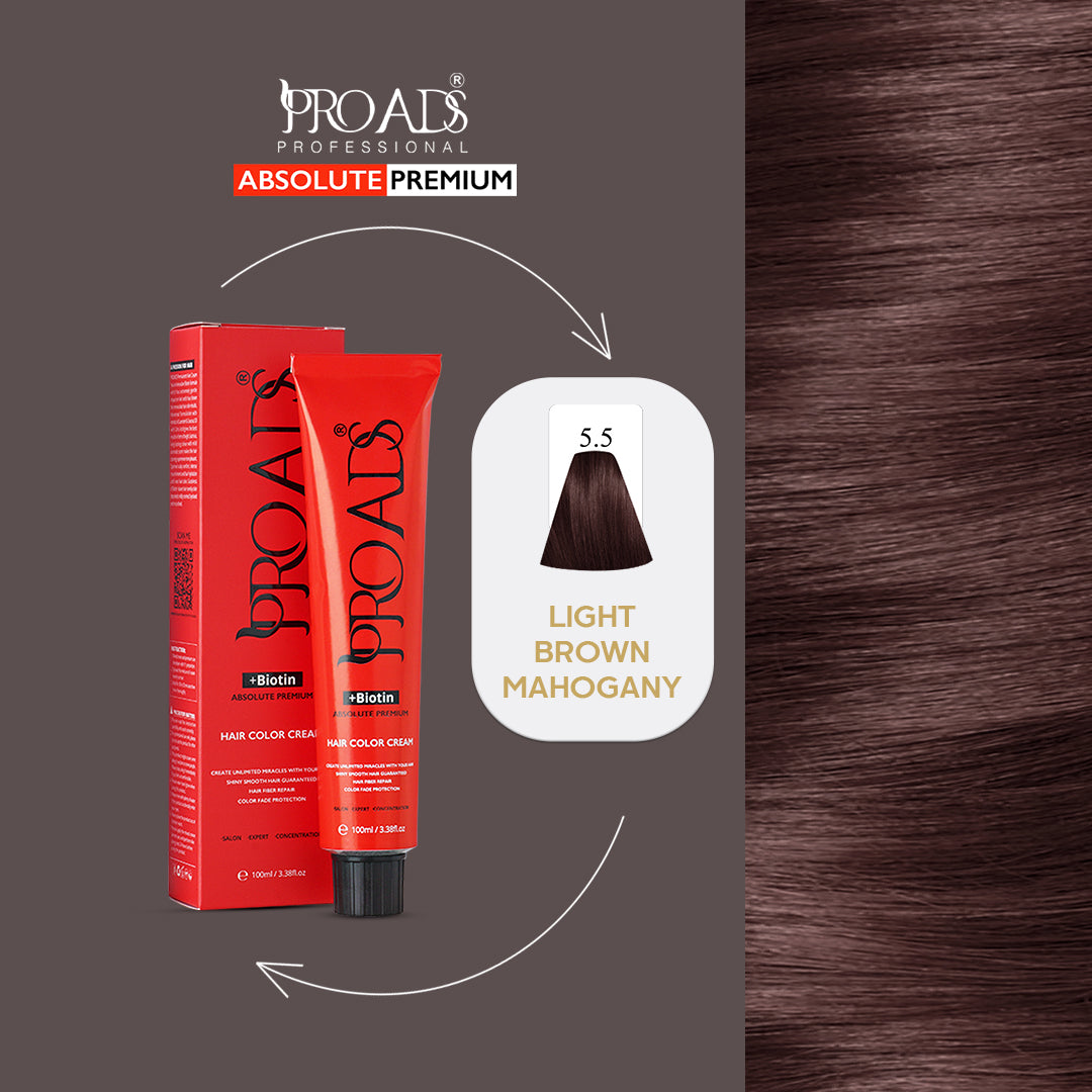 PROADS HAIR COLOR CREAM 5.5