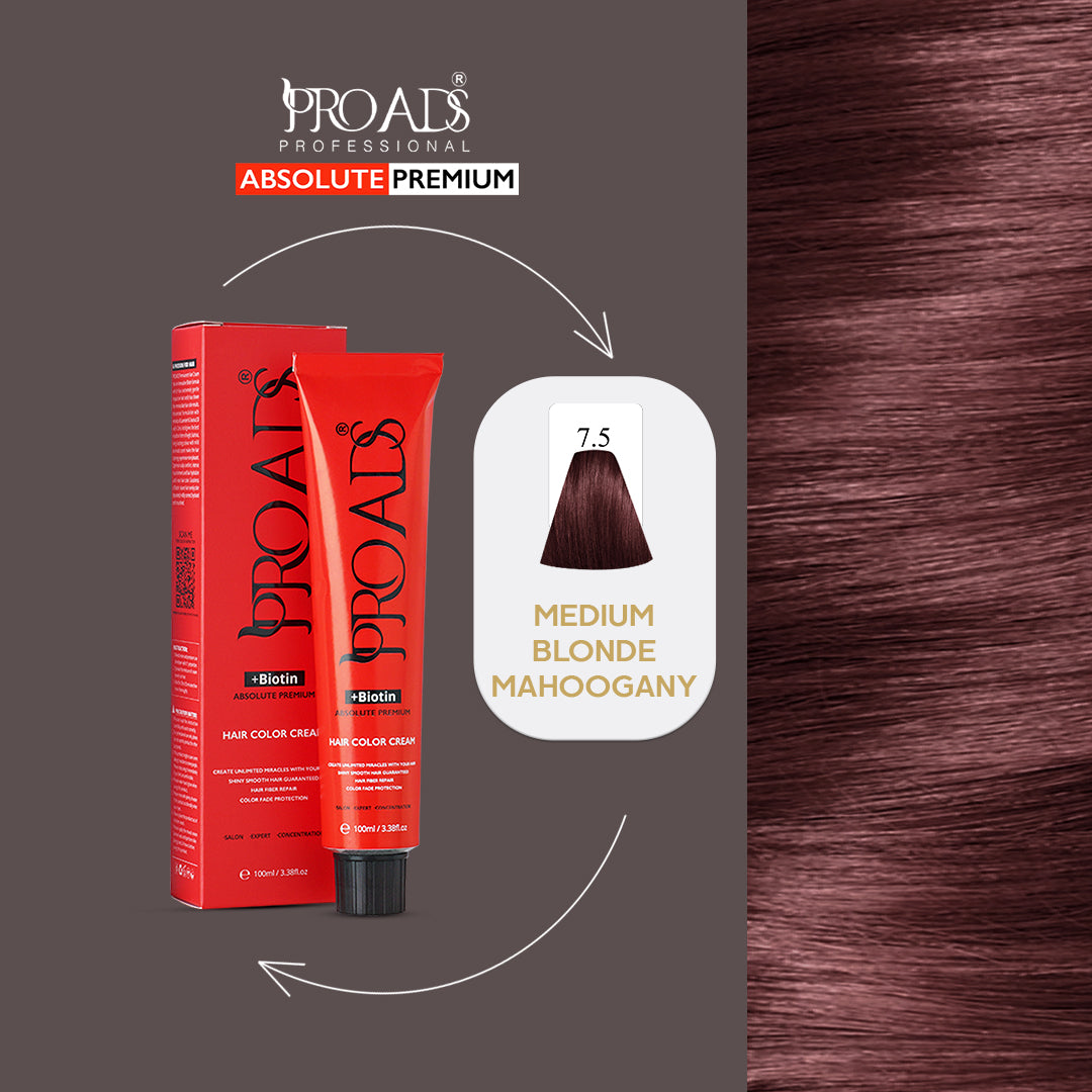 PROADS HAIR COLOR CREAM 7.5