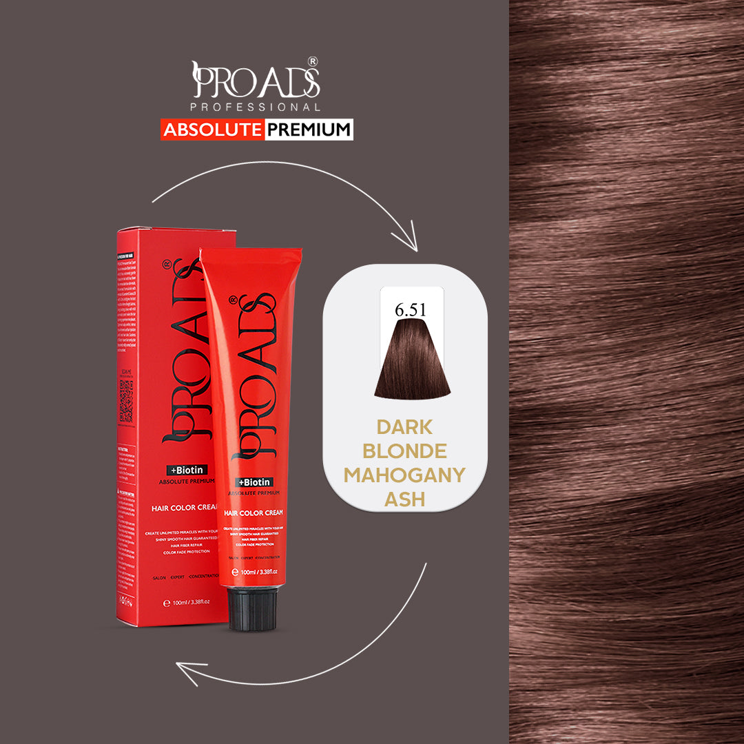 PROADS HAIR COLOR CREAM 6.51 100 ml