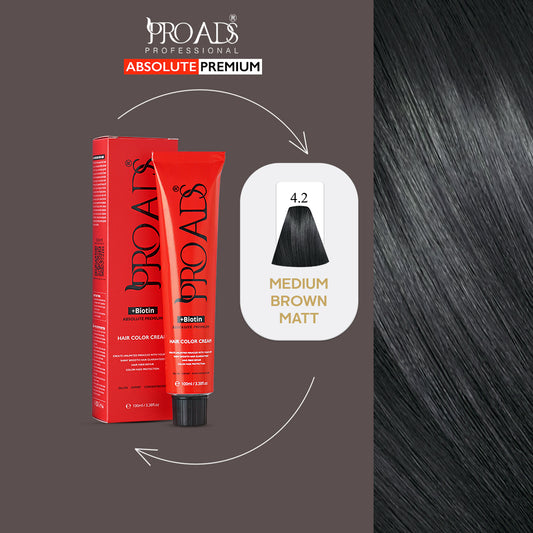 PROADS HAIR COLOR CREAM 4.2 100 ml