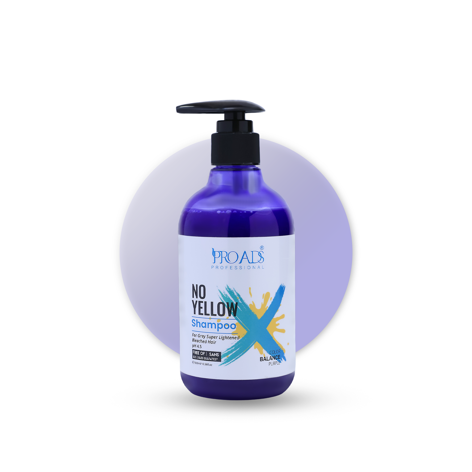 Proads Professional No Yellow Shampoo - 300 ml