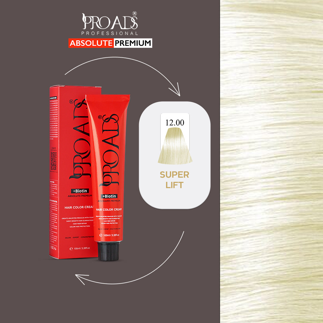 PROADS HAIR COLOR CREAM SUPERLIFT 12.00